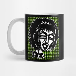 Punk Halftones (Green Version) Mug